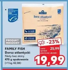Kaufland Dorsz atlantycki filet bez skóry oferta