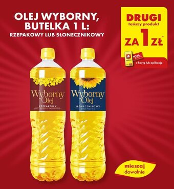 Biedronka OLEJ WYBORNY BUTELKA 1 L oferta