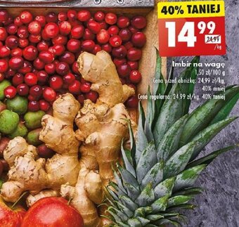 Biedronka Imbir 1kg oferta