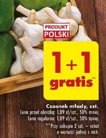 Biedronka Czosnek młody szt. oferta