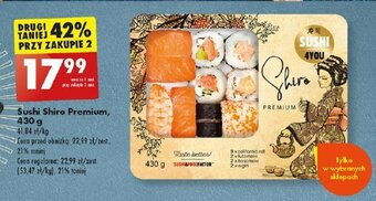 Biedronka Sushi Shiro Premium 430 g oferta