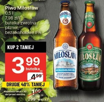 Delikatesy Centrum Piwo Miłosław 0,5 L oferta