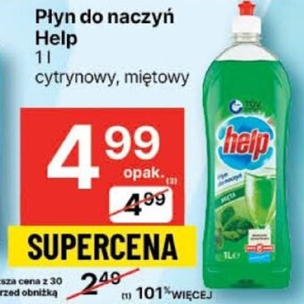 Delikatesy Centrum Płyn do naczyń Help 1 L oferta