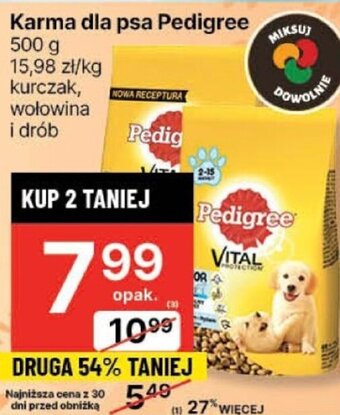 Delikatesy Centrum Karma dla psa Pedigree 500 g oferta