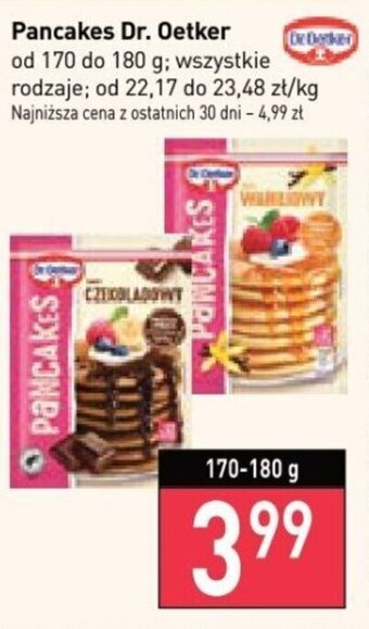 Stokrotka Pancakes Dr. Oetker od 170 do 180 g; oferta