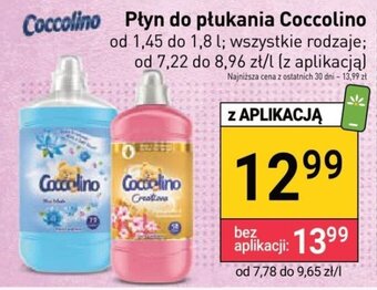 Stokrotka Płyn do płukania Coccolino od 1,45 do 1,8 l; oferta