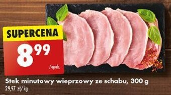 Biedronka Stek minutowy wieprzowy ze schabu, 300 g oferta