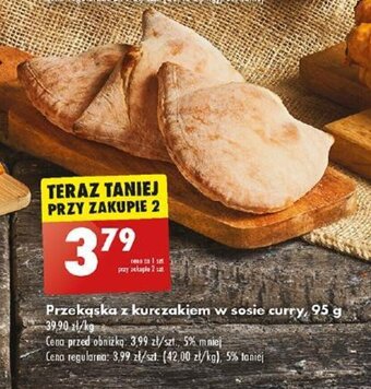 Biedronka Przekąska z kurczakiem w sosie curry, 95 g oferta