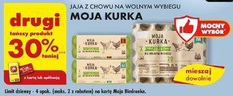 Biedronka JAJA Z CHOWU NA WOLNYM WYBIEGU MOJA KURKA oferta