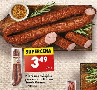 Biedronka Kiełbasa wiejska pieczona z Górna Smak Górno 100 g oferta