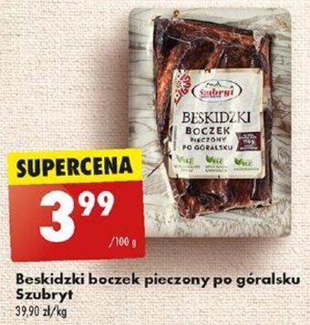 Biedronka Beskidzki boczek pieczony po góralsku Szubryt 100 g oferta