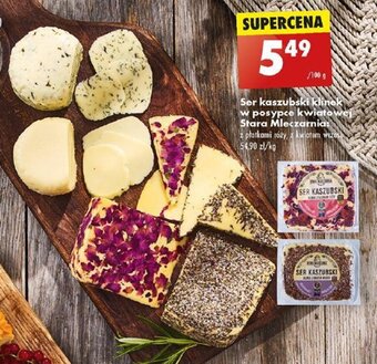 Biedronka Ser kaszubski klinek w posypce kwiatowej Stara Mleczarnia 100 g oferta