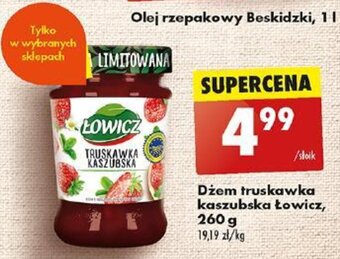 Biedronka Dżem truskawka kaszubska Łowicz, 260 g oferta