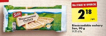 Biedronka Bieszczadzkie suchary San, 90 g oferta