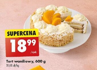 Biedronka Tort waniliowy, 600 g oferta