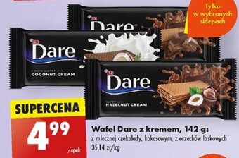 Biedronka Wafel Dare z kremem, 142 g oferta