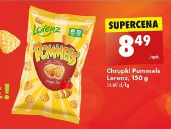 Biedronka Chrupki Pommels Lorenz, 150 g oferta