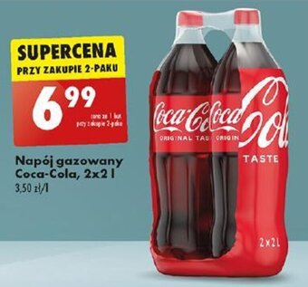 Biedronka Napój gazowany Coca-Cola, 2 x 2 l oferta