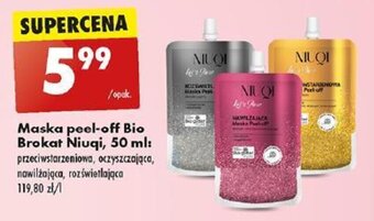 Biedronka Maska peel-off Bio Brokat Niuqi, 50 ml oferta