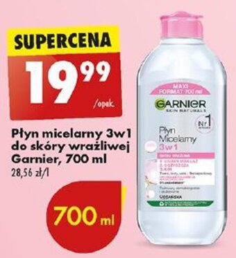 Biedronka Płyn micelarny 3w1 do skóry wrażliwej Garnier, 700 ml oferta