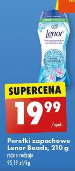 Biedronka Perełki zapachowe Lenor Beads, 210 g oferta
