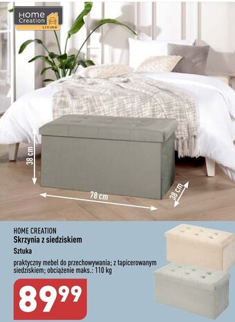 ALDI HOME CREATION Skrzynia z siedziskiem oferta