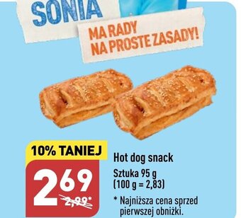 ALDI Hot dog snack 95g oferta