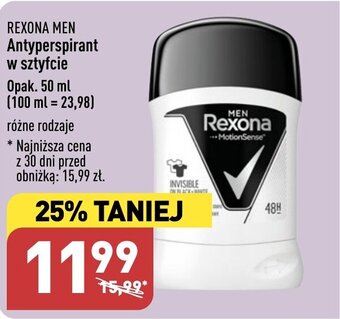 ALDI REXONA MEN Antyperspirant w sztyfcie 50 ml oferta