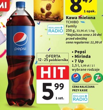 Intermarche Pepsi Mirinda 7Up 1,5l oferta