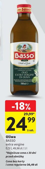 Intermarche Oliwa BASSO 0,5l oferta
