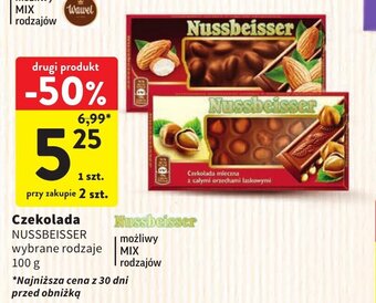 Intermarche Czekolada NUSSBEISSER 100g oferta