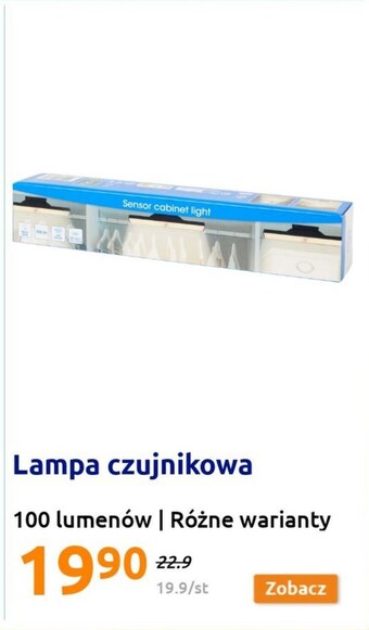 Action Lampa z czujnikiem oferta