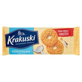 Auchan Krakuski kokosowe herbatniki 168 g oferta