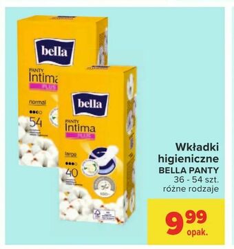 Carrefour Wkładki higieniczne oferta