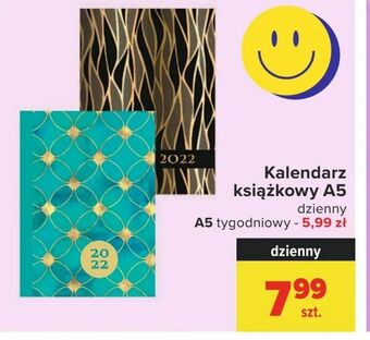 Carrefour Kalendarz książkowy A5 oferta