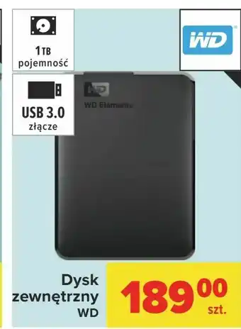 Carrefour Dysk zewnętrzny oferta