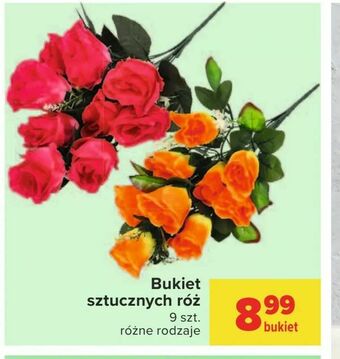 Carrefour Bukiet sztucznych róż oferta