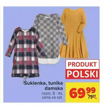 Carrefour Sukienka, tunika damska oferta