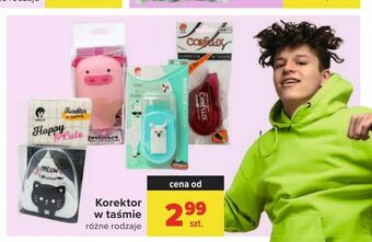 Carrefour Korektor w taśmie oferta