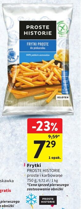 Intermarche Frytki PROSTE HISTORIE 750g oferta