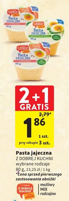 Intermarche Pasta jajeczna Z DOBREJ KUCHNI 80 g oferta