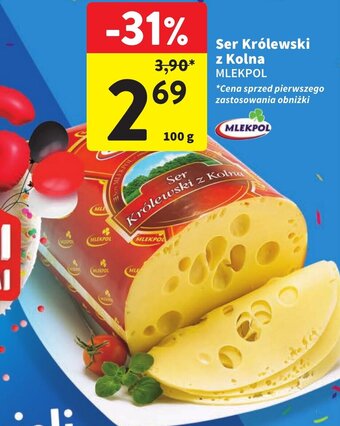 Intermarche Ser Królewski z Kolna MLEKPOL 100g oferta