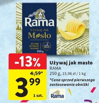Intermarche Używaj jak masło RAMA 250g oferta
