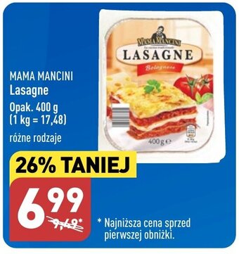 ALDI Lasagne Opak. 400 g oferta