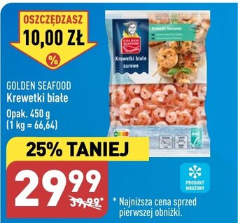 ALDI Krewetki białe 450 g oferta