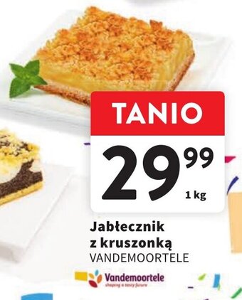 Intermarche Jabłecznik z kruszonką VANDEMOORTELE 1kg oferta