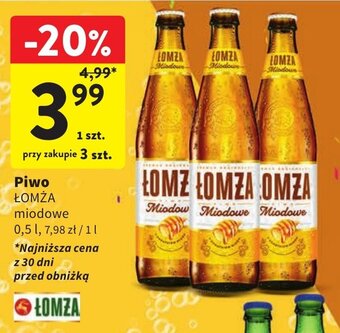 Intermarche Piwo ŁOMŻA 0,5 l oferta