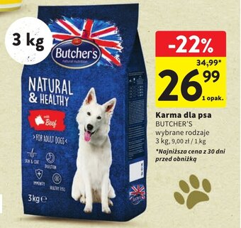 Intermarche Karma dla psa BUTCHER'S 3 kg oferta