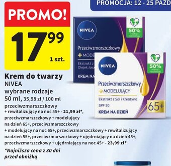 Intermarche Krem do twarzy NIVEA 50 ml oferta