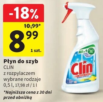 Intermarche Płyn do szyb CLIN 0,5 l oferta